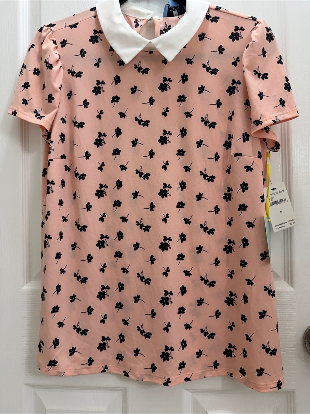 Dress top with White Peter Pan Collar - Picture 5 of 7